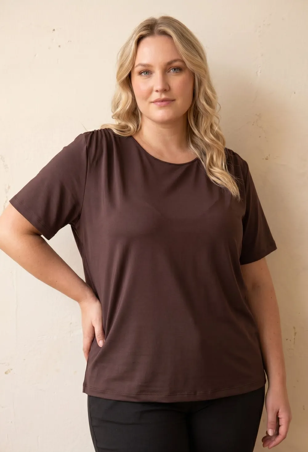remera micro lycra plus size